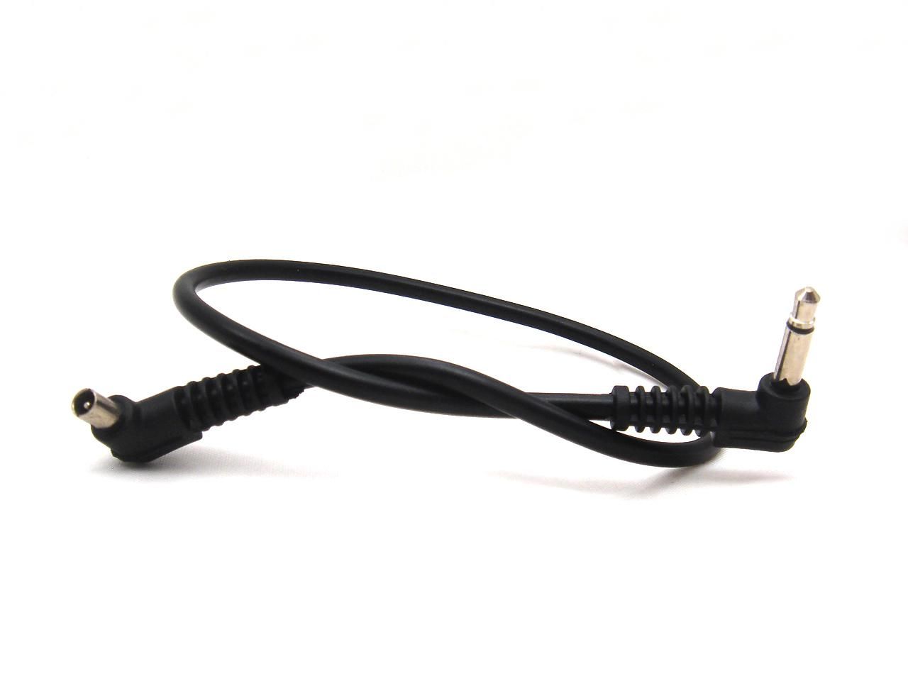 Plug de 2,5 mm a macho flash PC Sync cable de la cuerda de 30 cm Longitud 12 pulgadas