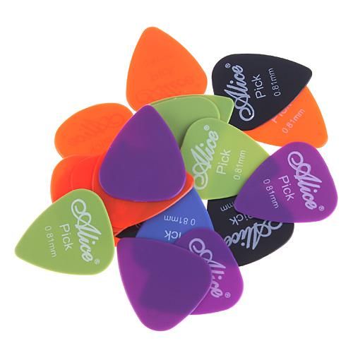 Alice 0.81mm Smooth Nylon Guitar Picks Plectrums I27 From Cntomtop, 0.