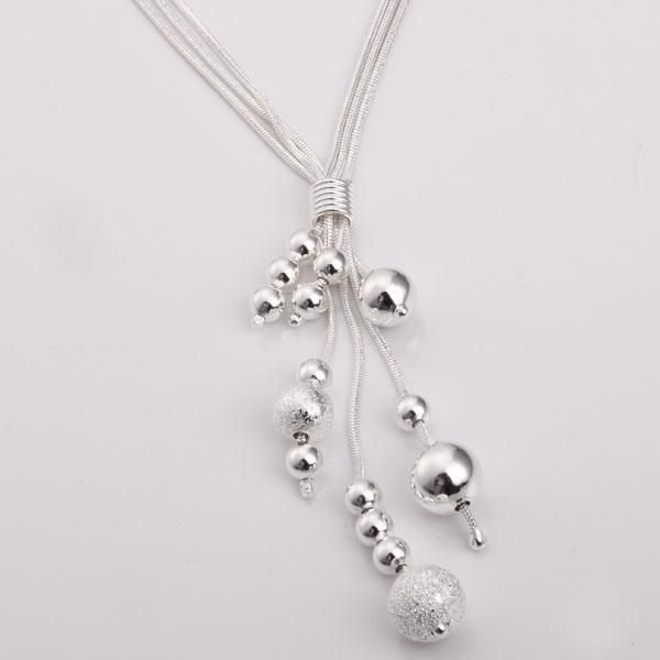 Venta al por mayor - Collar de N84 del envío libre de la joyería de plata de la manera del regalo 925 de la Navidad del precio bajo