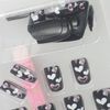 20 boxs/lot 108 optional Acryl Nail art Falsche Gefälschte Nagel Tipps Mit Nagel Kleber (24 teile/schachtel)