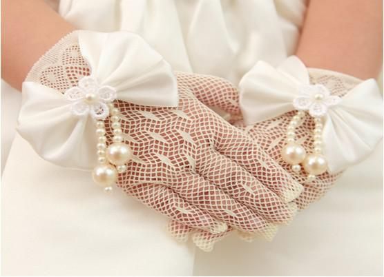 childrens lace gloves