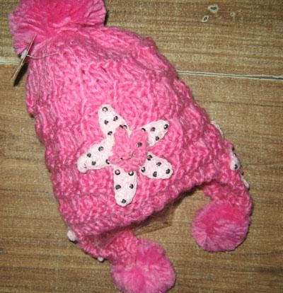 NOVA CHEGADA Handmade Crochet Beanie Hat Cap meninas grosso MENINA CHAPÉU 20 pçs / lote misto estilo cor # 1548