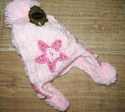 New Arrival Handmade Crochet Beanie kapelusz czapka Dziewczyny Gruba Dziewczyna Kapelusz 20 sztuk / partia Mieszany styl Kolor # 1548