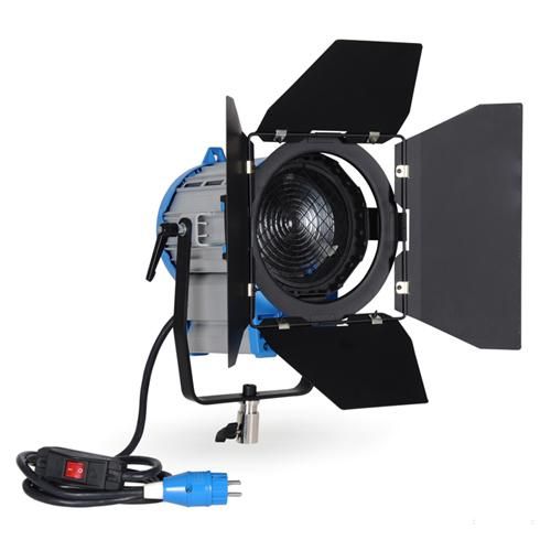Iluminación continua Video DV Studio Fresnel Tungsten Light 650W + Bulb + Barndoor GY9.5 a través de Fedex DHL