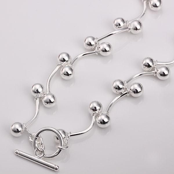 Venta al por mayor - Regalo de Navidad de menor precio al por menor, envío gratis, nuevo collar de moda de plata 925 N136