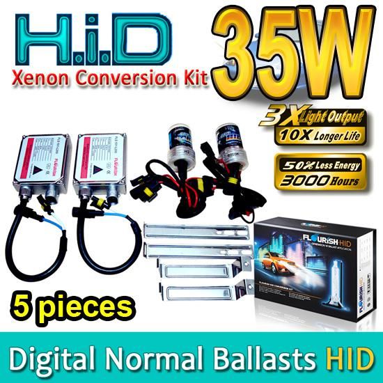 HID Kit di conversione Xenon H1 H3 H4 H7 H8 H9 H11 H13 HB1 HB3 HB4 HB5 9004 9005 9006 9007 Originali AC Normal Ballast 35W Alta qualità