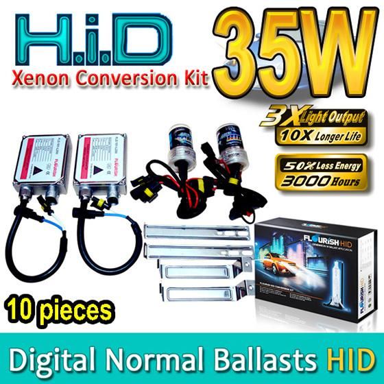 40 CONJUNTOS HID Kits de conversión de xenón H1 H3 H4 H7 H8 H9 H11 H13 HB1 HB3 HB4 9004 9005 9006 9007 Balastos normales de CA auténticos de alta calidad 35W
