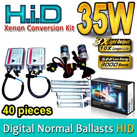 Kits de conversion au xénon HID H1 H3 H4 H7 H8 H9 H11 H13 HB1 HB3 HB4 HB5 9004 9005 9006 9007 Ballasts normaux d'origine AC 35W haute qualité