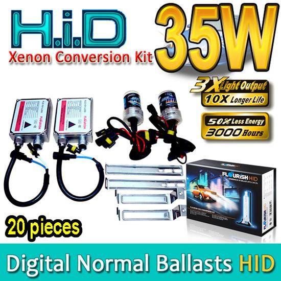 40 TAKIM HID Xenon Dönüşüm Kitleri H1 H3 H4 H7 H8 H9 H11 H13 HB1 HB3 HB4 HB4 HB5 9004 9005 9006 9007 Orijinal AC Normal Balastlar 35W Yüksek Kalite