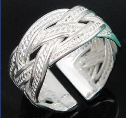 Wholesale - Retail lowest price Christmas gift, new 925 silver fashion Ring R08