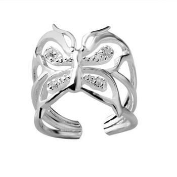 Venta al por mayor - Venta al por menor Precio más bajo Regalo de Navidad, envío gratis, nuevo anillo de moda de plata 925 R35