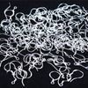 Hele - 100 stuks 100% 925 sterling zilveren oorbel vishaak oorbellen accessoires doe-het-zelf sieraden218t