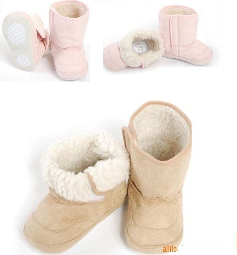 Fur Winter Boots Infant Boys Girls Toddler Baby Shoes Fur Winter Boots