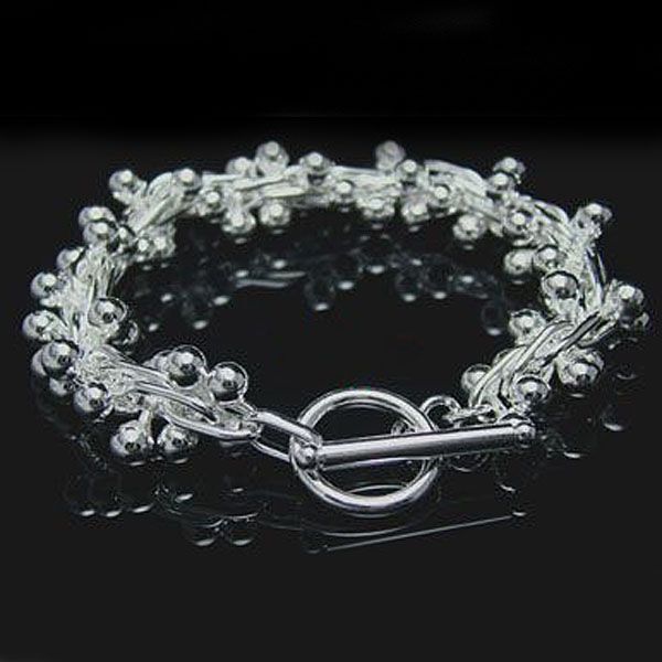 Wholesale - Retail lowest price Christmas gift, new 925 silver fashion Bracelety B019