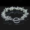 Wholesale - Retail lowest price Christmas gift, free shipping, new 925 silver fashion Bracelety B019