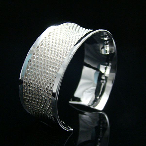 Venda por atacado - varejo menor preço de presente de Natal, frete grátis, novo 925 moda pulseira de prata B048
