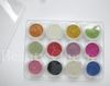 30set/lot 12 Color Mini BEADS Bean Bearing For 3D/UV Gel Acrylic 3D Nail Art Glitter Decoration Tips