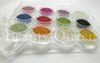 1 boîte 12 couleurs Nail Art Mini perles roulement de haricots pour vernis à ongles Caviar 3D UV Gel acrylique manucure paillettes décoration conseils NEW5619646