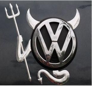 3D Stereo Vehicle Tie Little Devil Car Stickers
