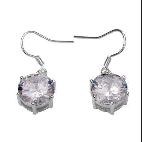 Boucles d'oreilles en diamant pour femmes neuves 925 bijoux de mode en argent 20 Paires / Lot