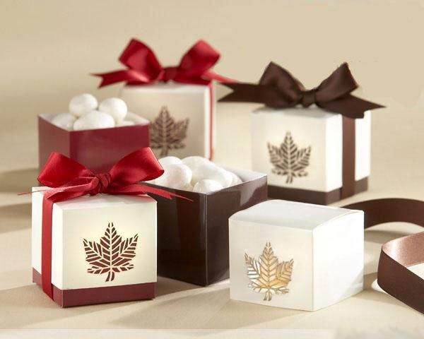 Envío gratis-Venta al por mayor-50 piezas de color rosa Fiesta de Navidad Caja de regalos Caja de regalos Caja de dulces Decoración-Venta caliente