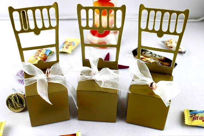 Darmowa Wysyłka-Hurtownie-50 sztuk Różowy 2 Sztuk Boże Narodzenie Party Favor Box Pudełko Cukierki Box Decor Sprzedaj