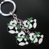 Keychains Lanyards -Sell Key Ring Fashion Keyring Zinc Eloy Keychain med sko Charms, 50pcslot, Free Express Delivery (CK0051) SNX2