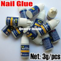 Wholesale 3g grams Nail Art Glue ACRYLIC French Fast Drying for Quick drying Nail Tips Decoration Nail Salon
