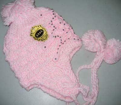 fille crochet tricot cache-oreilles bonnet bonnet béret chapeau 20 pièces / # 1599