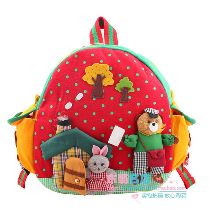 New Children's Backpacks Baby Kids Handmade Backpack Schoolbag School
