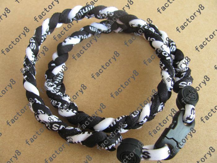 3 Rope New Flat Clasp Design 20/" Titanium Tornado Necklace