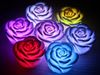 2015 Gorąca Sprzedaż Light Limited Lights Hurtownie 7 sztuk / partia 7 Kolor Zmiana LED Róża Night Light Lampa Do Party Wesele Boże Narodzenie Helloween