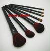 Hot Sale 18 st Pro Cosmetic Makeup Brushes Set Goat Hair Leather Pouch Checkboard Pattern Bag Ny