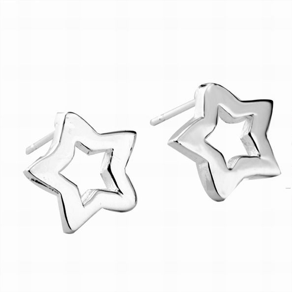 Großhandel - niedrigsten Preis Weihnachtsgeschenk 925 Sterling Silber Mode Ohrringe E109