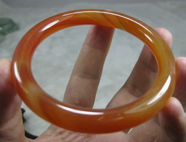 NATURE CHINESE RED JADE JADEITE BRACELET BANGLE 59MM Bangles Design