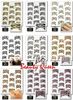 Gorąca sprzedaż * Mieszana Korea Moda Design 3D Nail Art Francuscy Naklejki Naklejki Glitter Naklejka Nail Porady Leopard Kwiat Koronki Krawat Dekoracja Najnowszy