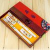 Lucky Ceramic Craft Chopstick Chinese Printing Gift Chopsticks med förpackning Box 2Pair / Lot Free