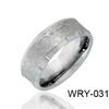 Anel dos homens do anel do tungstênio do laser do anel de dedo WRY-031 quente de vendas