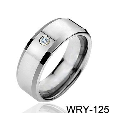 Anéis de diamante anéis de tungstênio de carboneto de moda jóias de casamento bandas para homens anéis de noivado