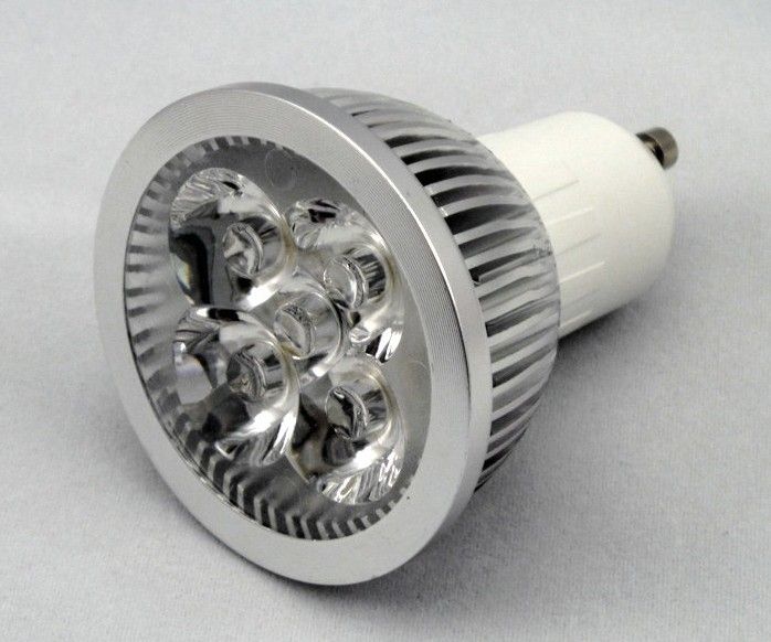 Led Bulb 4W GU10 Led Spotlight LED Lamp High Bright 4LEDS White By DHL