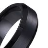wedding rings for men Black Plated Tungsten Rings wedding bands engagement Rings