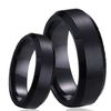 wedding rings for men Black Plated Tungsten Rings wedding bands engagement Rings