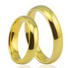 18K Pozłacane pierścienie Carbide 5mm Tungsten Pierścionki Moda Biżuteria Wesele Zespoły Ślubne dla Meneternity Pierścienie