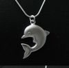 free shopping a 50pcs Frosted dolphins Necklace 925 silver Necklace Factory direct selling price Christmas Gift