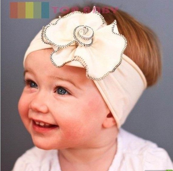 Hot! Toddler Baby Girl Elastic Multicolor Flower Headband Infant Hair