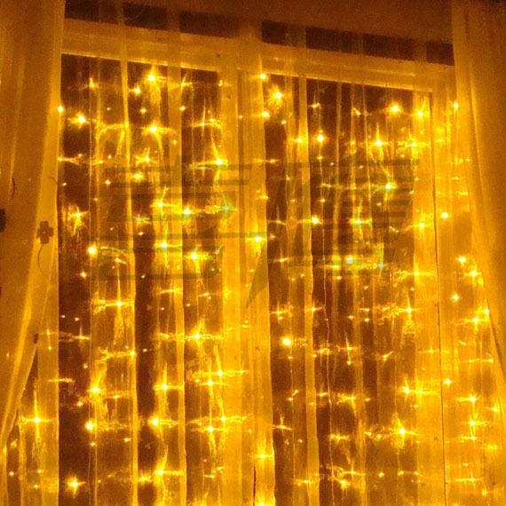 300 lumières LED lumières 3M * 3M lumières de rideau, imperméable de Noël ornement lumineux, clignotant de la lumière de couleur, lumière de fées, lumières de fées, bandes d'éclairage à bande