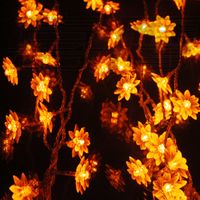 40 LED 5M Lotus Christmas ornament light String, Flash LED Co...