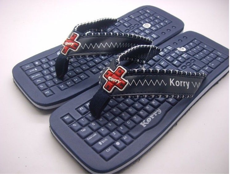 Keyboard Flip Flops Keyboard Slippers Sandals For MEN USA 8 10.5 UR 41