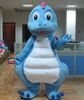 Vuxen Plush Dinosaur Mascot Kostymer Tecknad Kostymer Animal Kostymer Gratis Frakt Blå Rosa