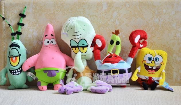 spongebob plush squidward